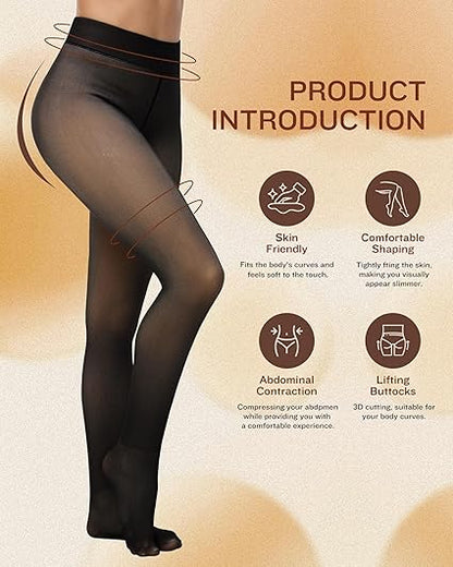 Fleece lined tights